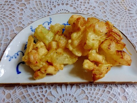 かき揚げ✡️海老・玉葱・鶏ハム